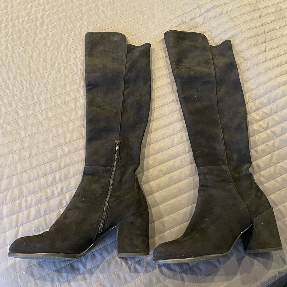 Stuart Weitzman Black Over the Knee Boots